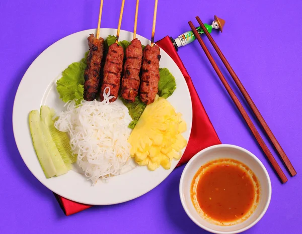 Hovězí salát vietnam styl — Stock fotografie