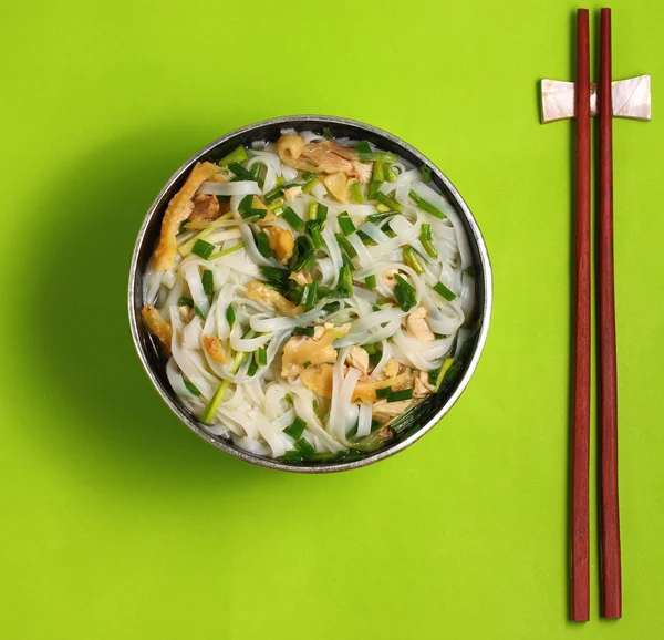 Hanoi pho sopa de fideos de pollo —  Fotos de Stock