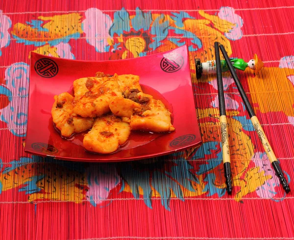 Sirchuan estilo peixe frito mexido — Fotografia de Stock
