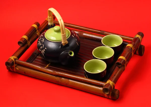 亚洲茶具 — 图库照片