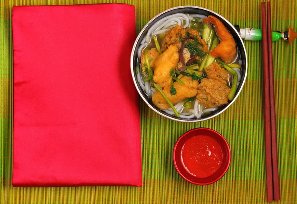 Vietnamca tavuk çorbası — Stok fotoğraf