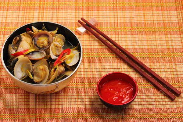 Sopa de molusco — Fotografia de Stock