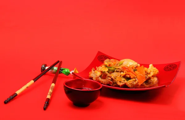 Beef stir fry vietnam style — Stock Photo, Image