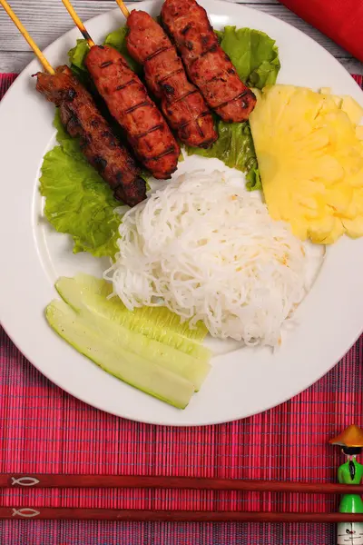 Hovězí salát vietnam styl — Stock fotografie