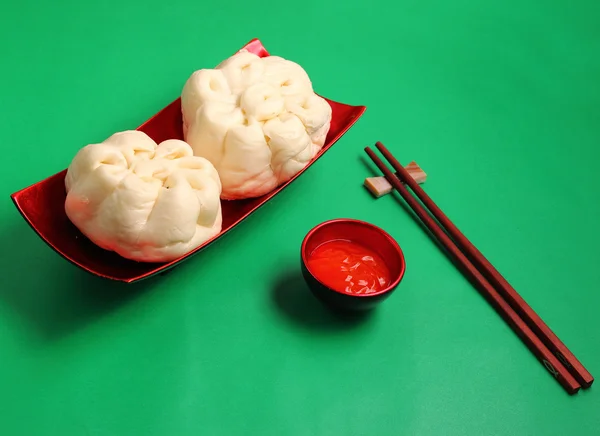 Banh bao pork bun — Stock Photo, Image