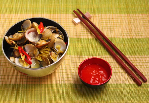 Kagyló leves — Stock Fotó