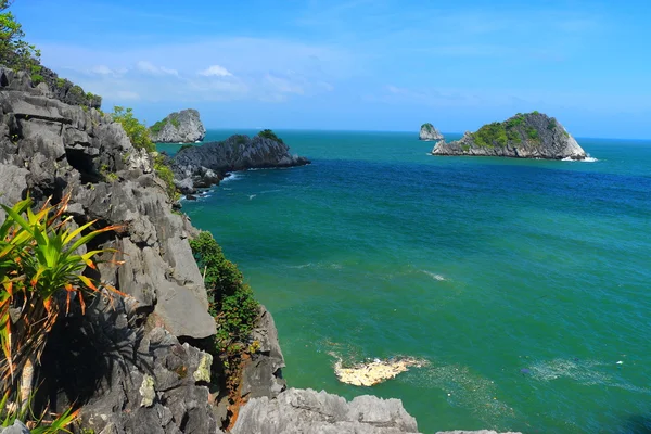 猫 ba 島と奇岩 — ストック写真