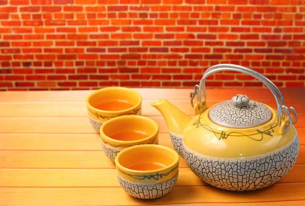 Set da tè asiatico — Foto Stock