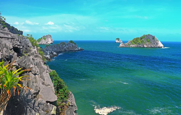 Cat ba îles et formations rocheuses — Photo