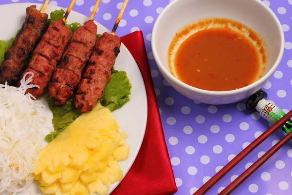 Ensalada de carne estilo Vietnam — Foto de Stock