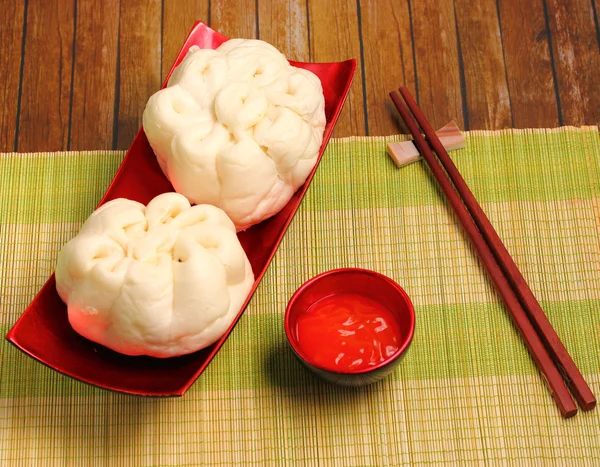 Banh bao pork bun — Stock Photo, Image