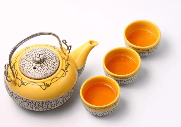 Asiatisches Tee-Set Stockbild