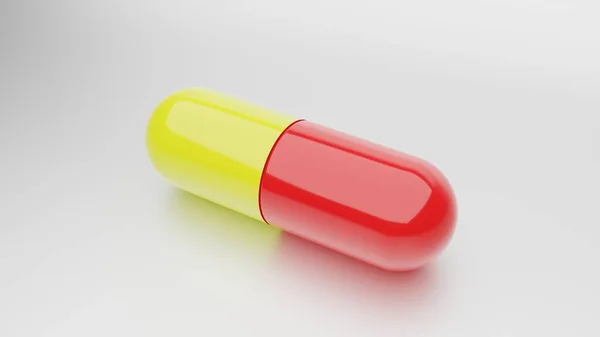 Yellow Red Capsule — Stock Photo, Image