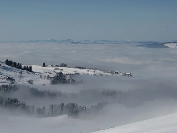 Mount Zug out of Fog — Stock Photo, Image