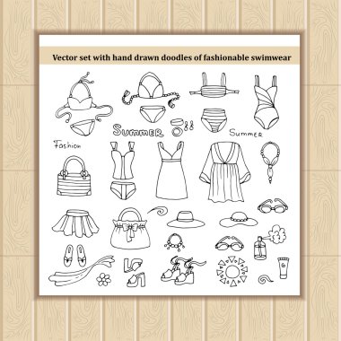 Vektör mayo elle çizilmiş izole doodle ile ayarlayın