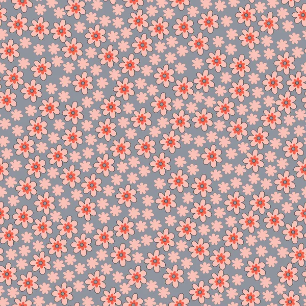 bahar çiçekleri ile Dikişsiz desen vektör