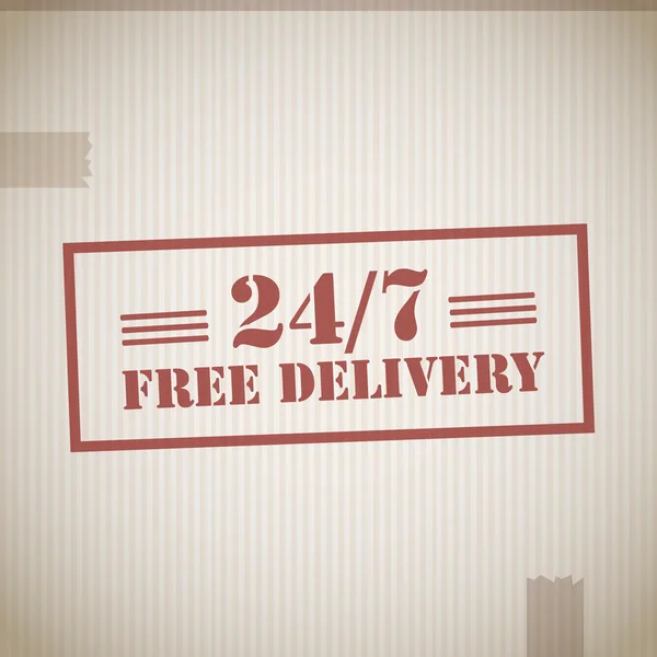 Free Delivery — Stock Vector