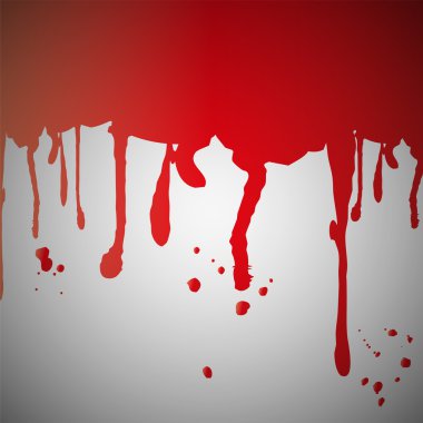Duvarda kan splatter
