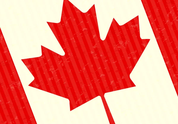 Bandiera Maple Leaf Canada — Vettoriale Stock