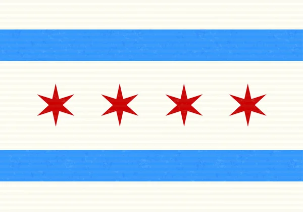 Chicago flag — Stock Vector