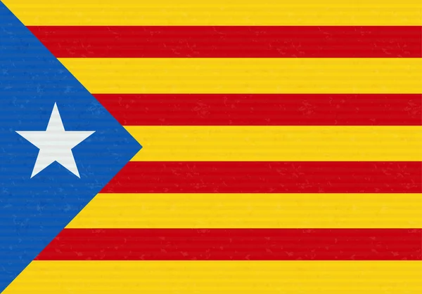 Bendera Catalunya - Stok Vektor