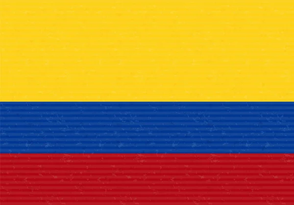 Bandera de Colombia — Vector de stock