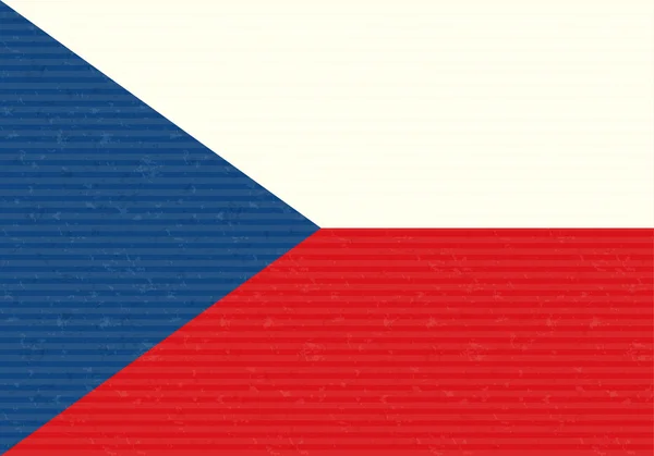 Bandera Republiki Czeskiej — Wektor stockowy