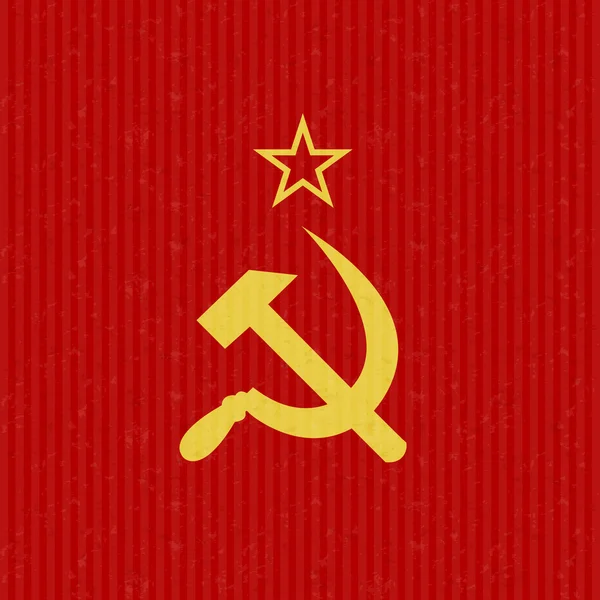 Símbolo da bandeira CCCP — Vetor de Stock