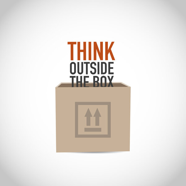 Мысли вне вектора коробки
