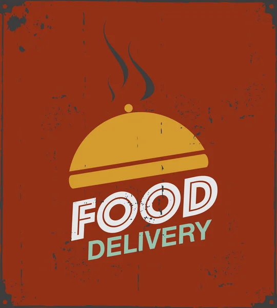 Cartel de comida — Vector de stock