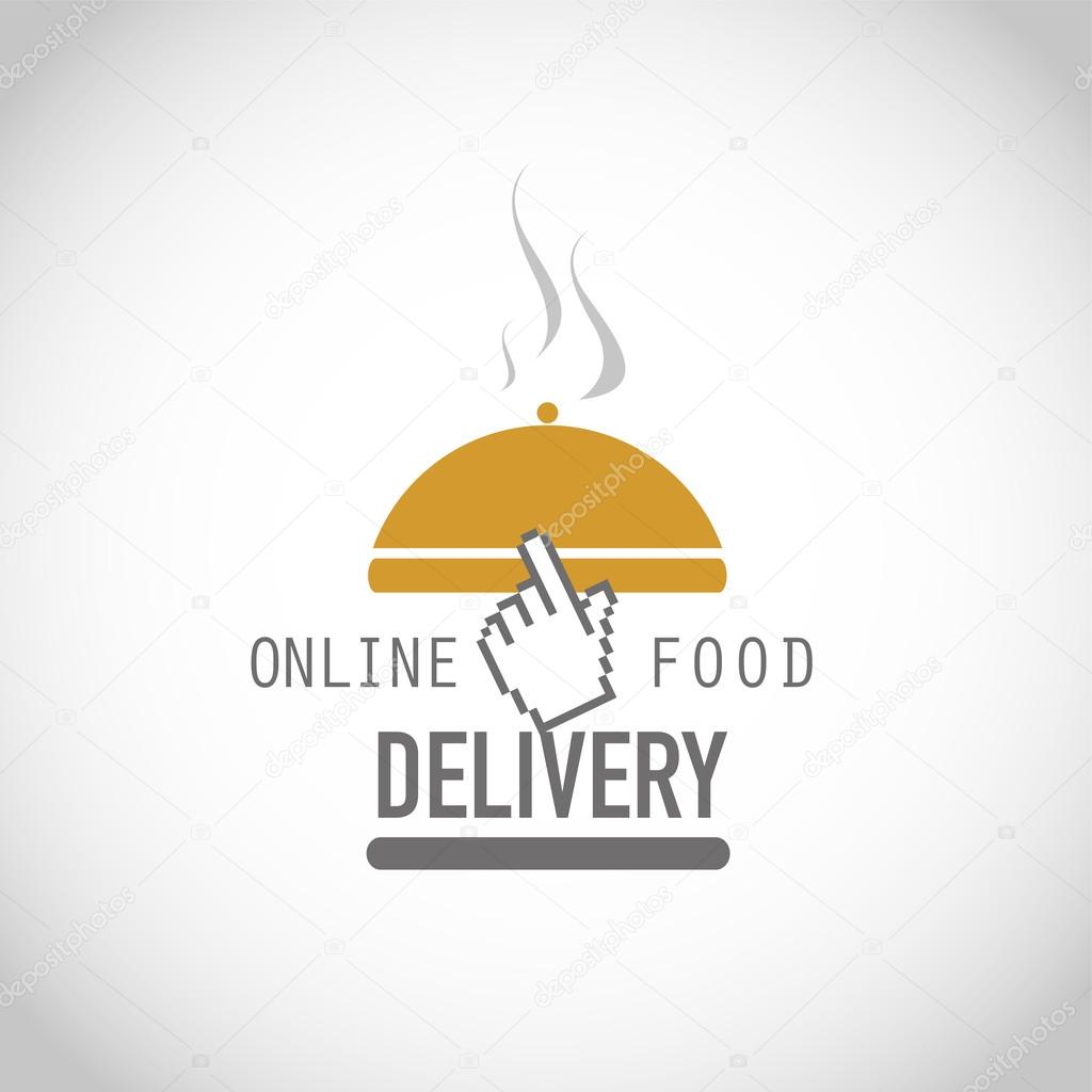 Online food delivery vector