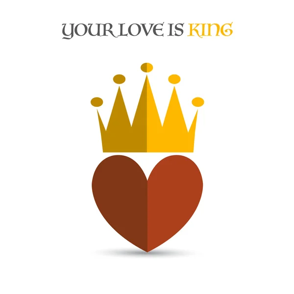心の王冠 — ストックベクタ
