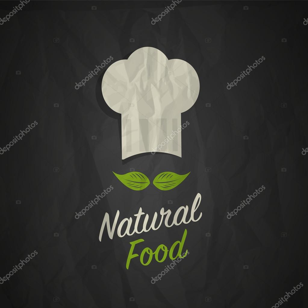 Organic healthy natural food vector