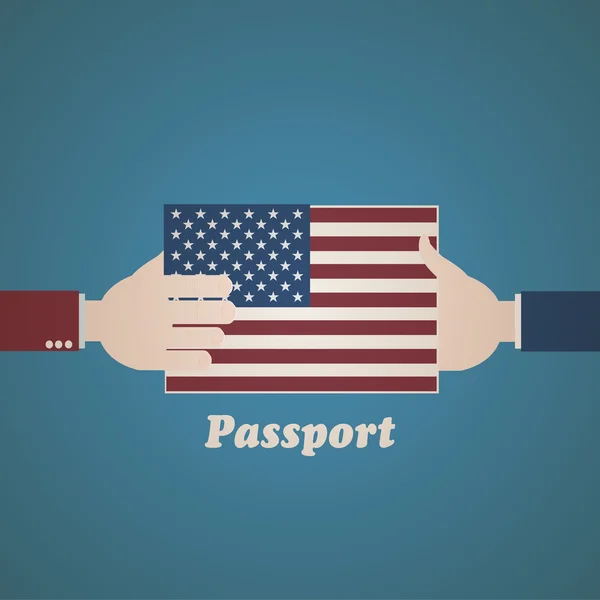 US Passport — Stock Vector