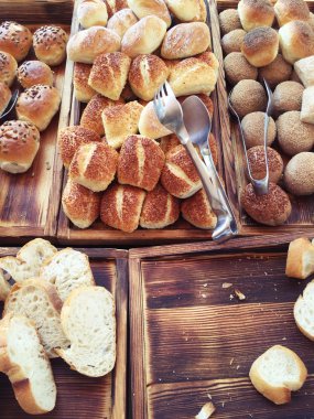 Karışık ekmek ve rulolar