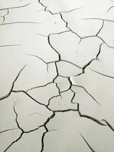 Terreno seco agrietado — Foto de Stock