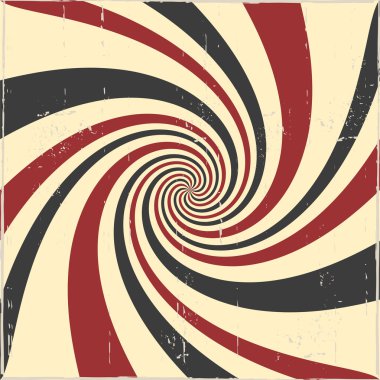 Bükülmüş üç renkli retro arka plan