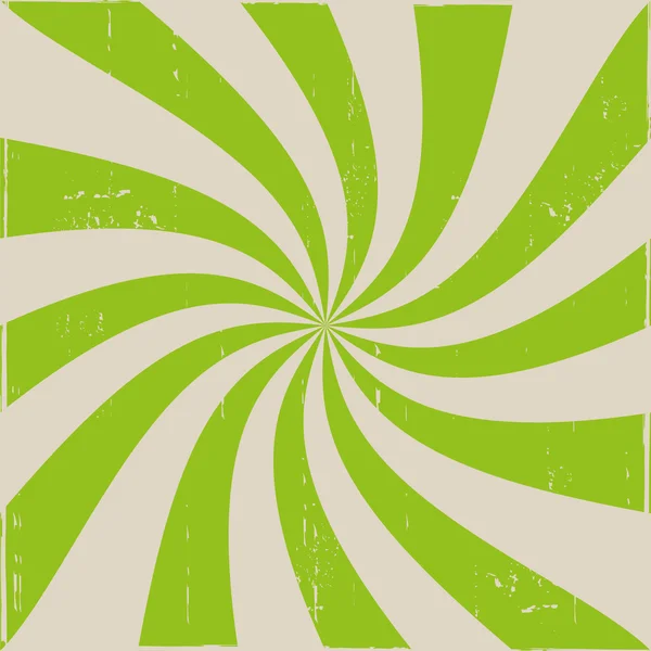 Green Spiral Background — Stock Vector