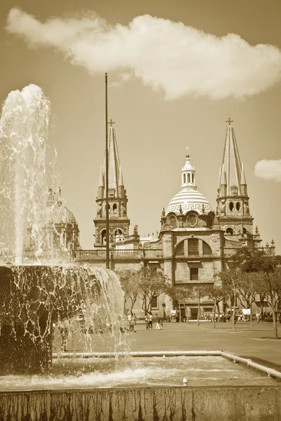 Turist anıtlar Guadalajara şehir — Stok fotoğraf