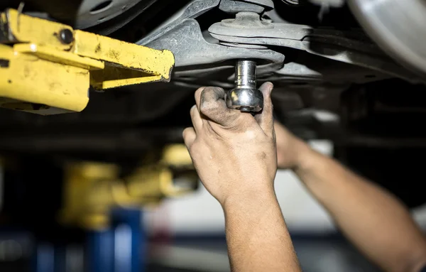 Un'officina meccanica — Foto Stock