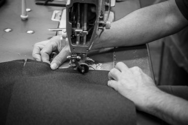 Adam çalışan eller 