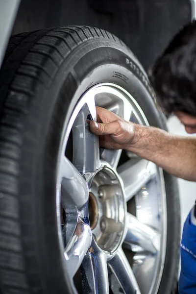 Un taller mecánico — Foto de Stock