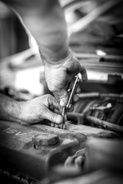 Un taller mecánico —  Fotos de Stock