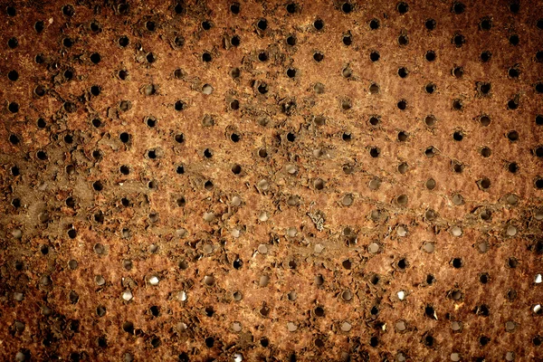 Кусок ржавого металла — стоковое фото