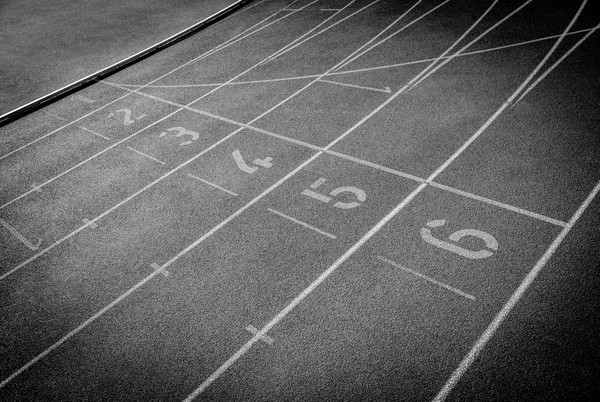 Pista de corrida para o fundo atletas — Fotografia de Stock