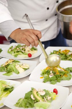 Restoran süsleme, Şef 