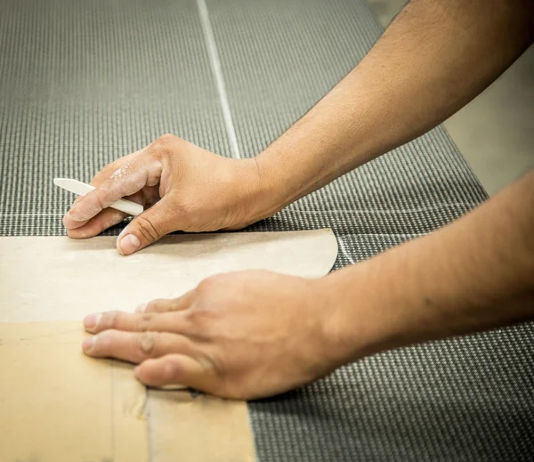 Man hands working — Stock Photo, Image