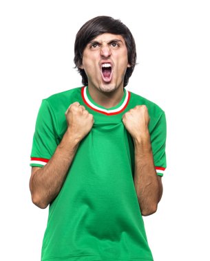 Adam bağırmaya duygu