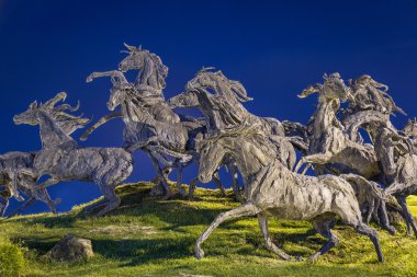 Guadalajara, Jalisco eyaletinin başkenti olan anıt izdiham.
