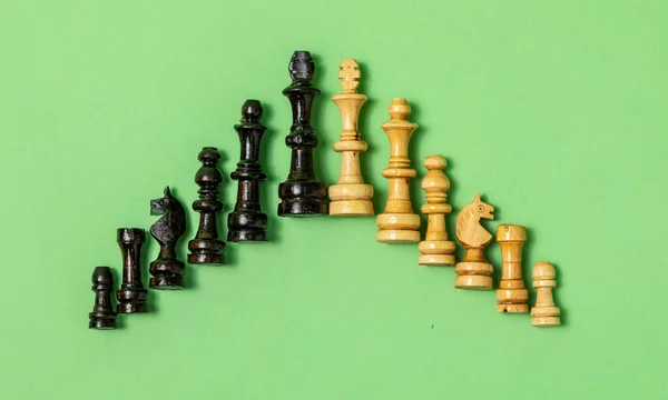 Knights Chessboard Business Strategy Conflict Leadership Concept — Stock Photo, Image